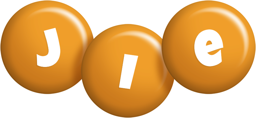 Jie candy-orange logo