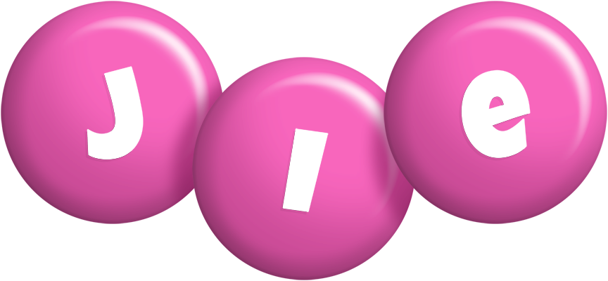 Jie candy-pink logo