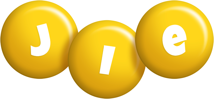 Jie candy-yellow logo