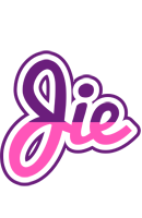 Jie cheerful logo