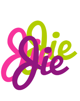 Jie flowers logo