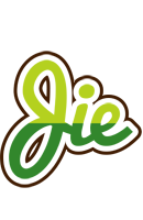 Jie golfing logo