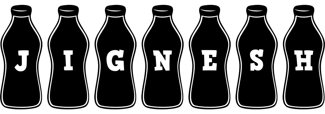 Jignesh bottle logo