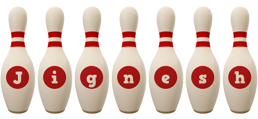 Jignesh bowling-pin logo