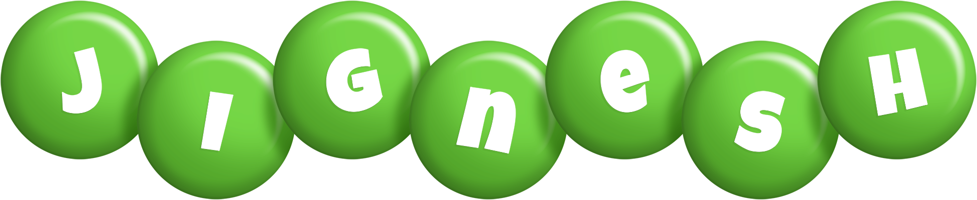 Jignesh candy-green logo