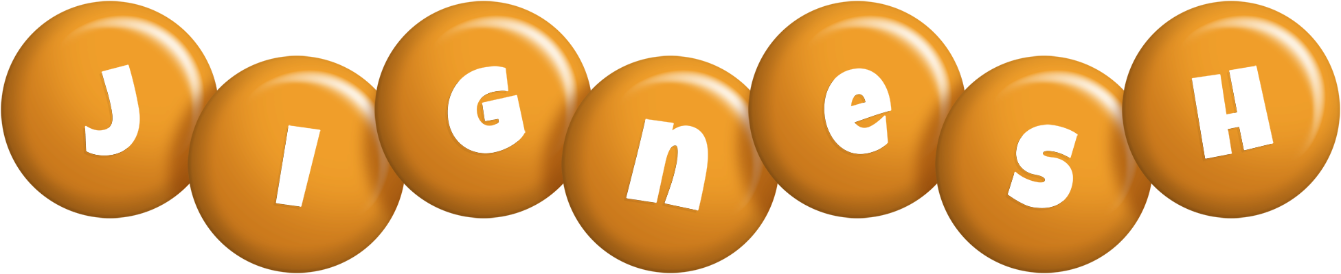 Jignesh candy-orange logo