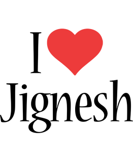 Jignesh i-love logo
