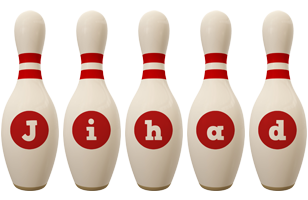 Jihad bowling-pin logo