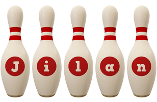 Jilan bowling-pin logo
