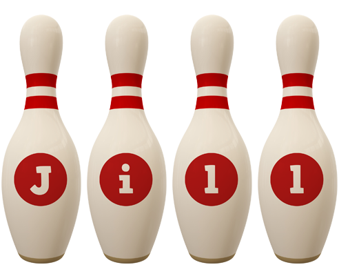Jill bowling-pin logo