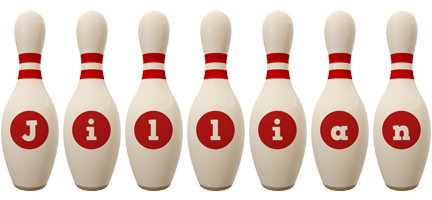 Jillian bowling-pin logo