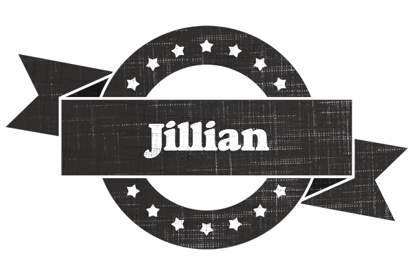 Jillian grunge logo