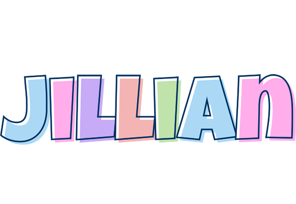 Jillian pastel logo