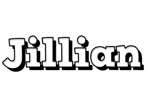 Jillian snowing logo