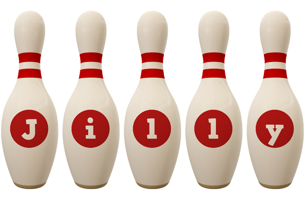Jilly bowling-pin logo