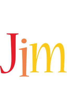 Jim birthday logo