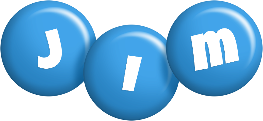 Jim candy-blue logo