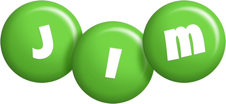 Jim candy-green logo