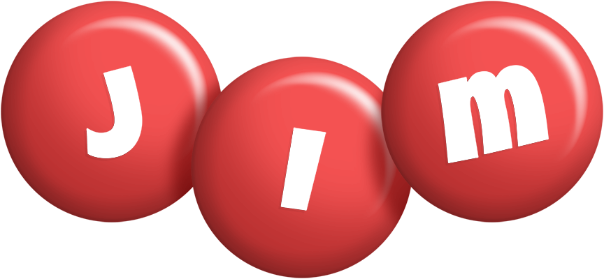 Jim candy-red logo