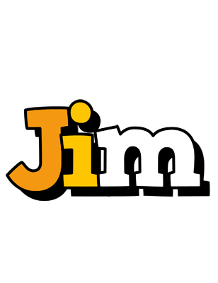 Jim cartoon logo