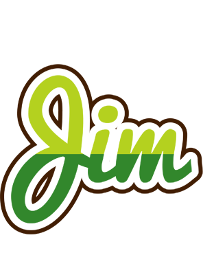 Jim golfing logo