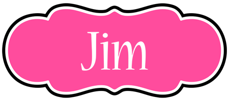 Jim invitation logo