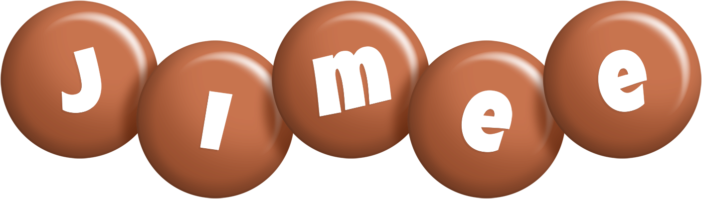 Jimee candy-brown logo