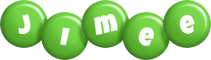 Jimee candy-green logo