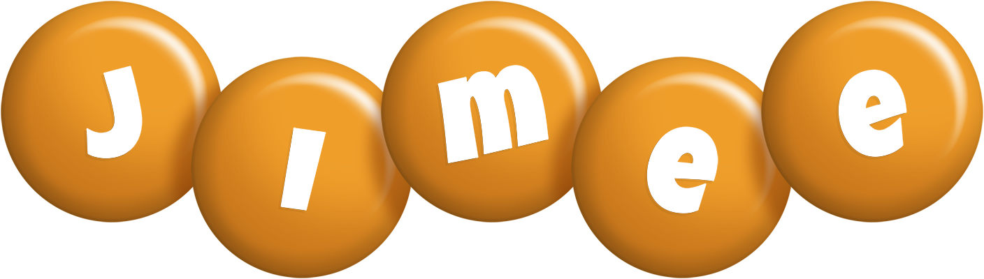 Jimee candy-orange logo