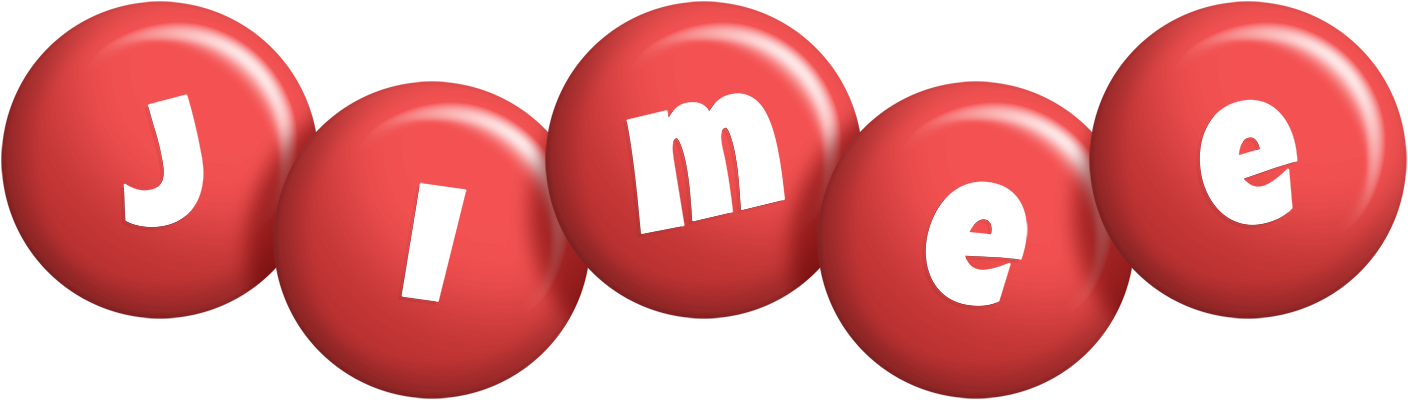 Jimee candy-red logo