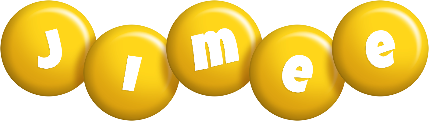 Jimee candy-yellow logo