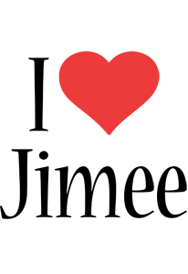 Jimee i-love logo