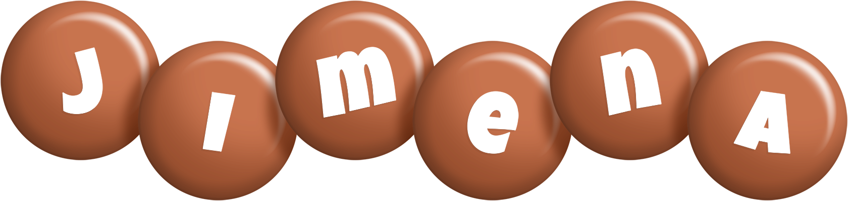 Jimena candy-brown logo