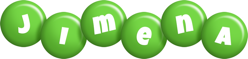 Jimena candy-green logo