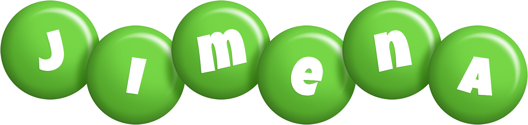 Jimena candy-green logo