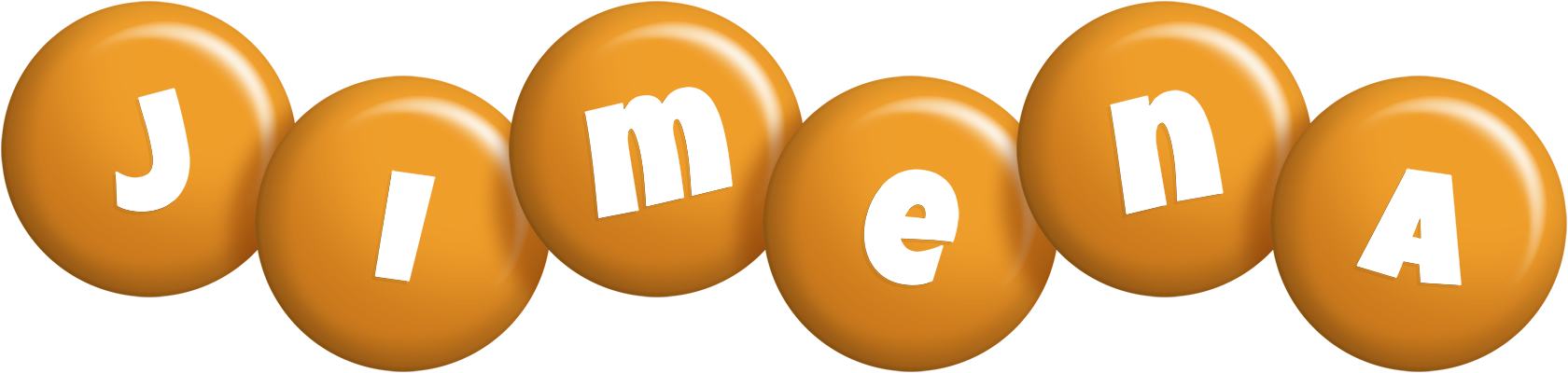 Jimena candy-orange logo