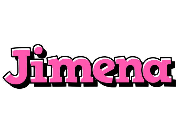 Jimena girlish logo