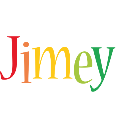 Jimey birthday logo