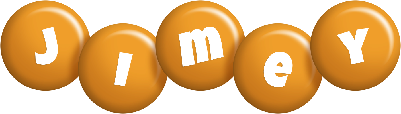 Jimey candy-orange logo
