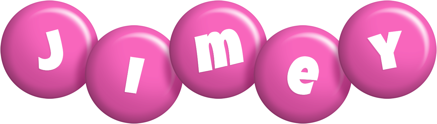 Jimey candy-pink logo