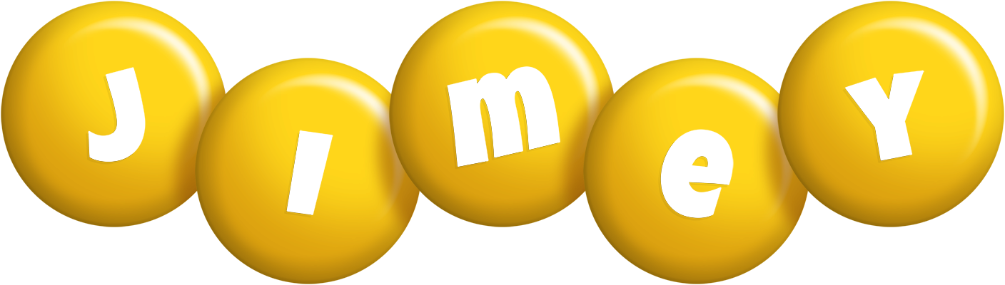 Jimey candy-yellow logo