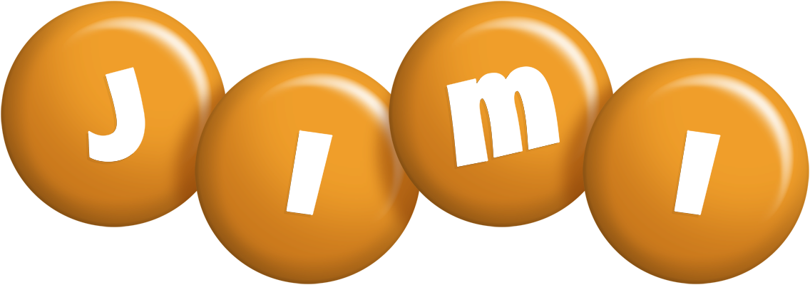 Jimi candy-orange logo