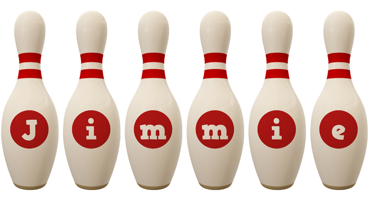 Jimmie bowling-pin logo