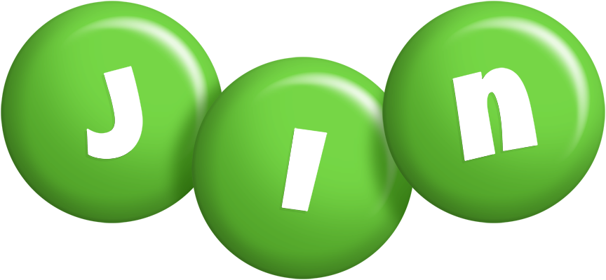 Jin candy-green logo