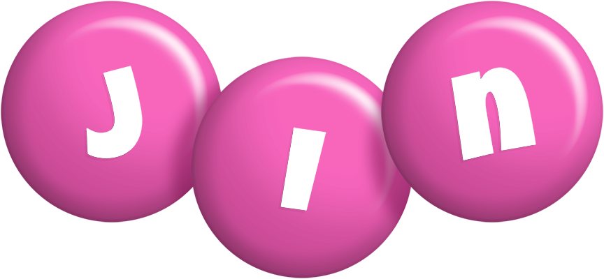Jin candy-pink logo