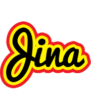 Jina flaming logo