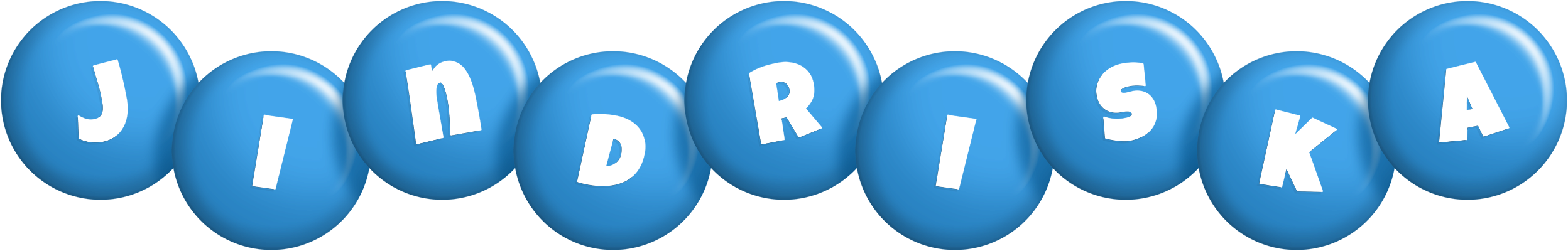 Jindriska candy-blue logo