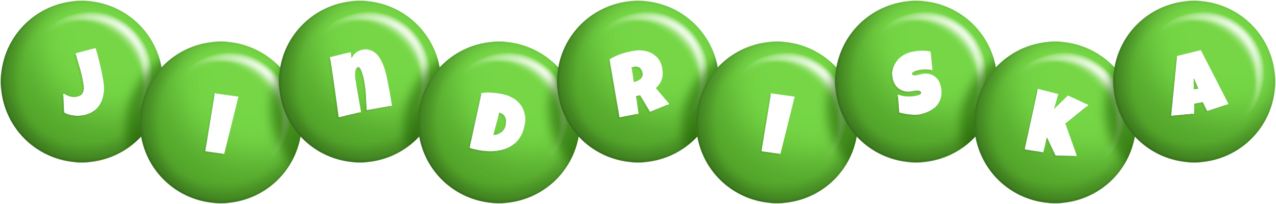 Jindriska candy-green logo