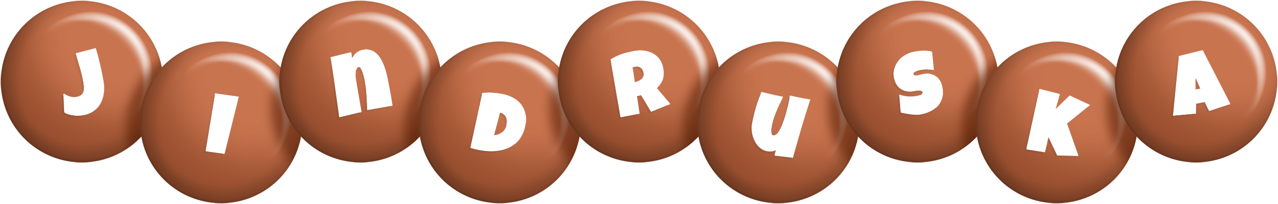 Jindruska candy-brown logo