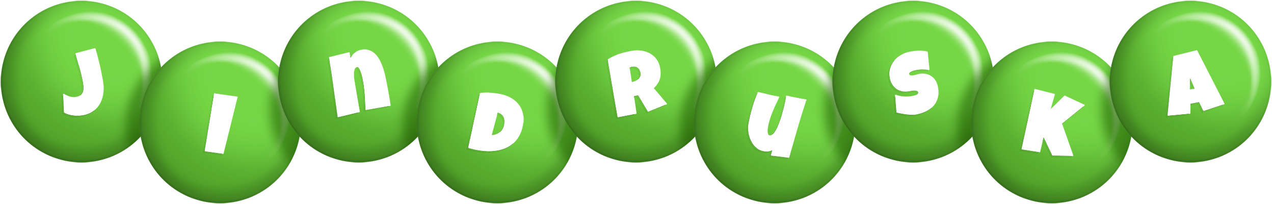 Jindruska candy-green logo